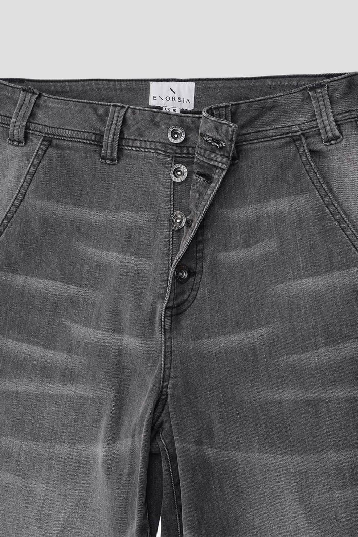 Womens Wide Leg Grey Culottes