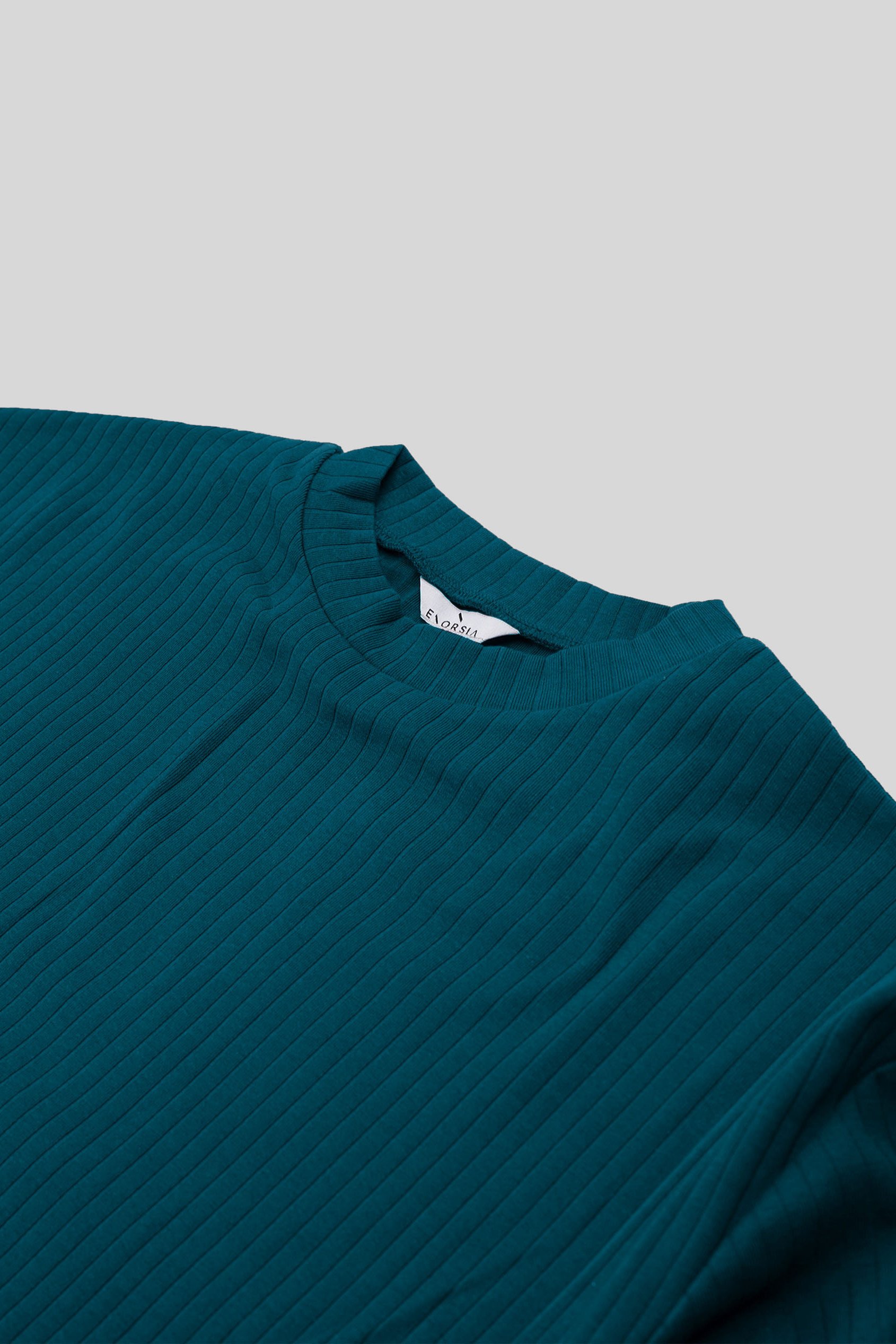 Women Oversize Texture Rib Tops