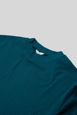 Women Oversize Texture Rib Tops