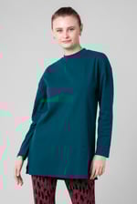 Women Oversize Texture Rib Tops