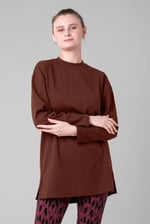 Women Oversize Texture Rib Tops
