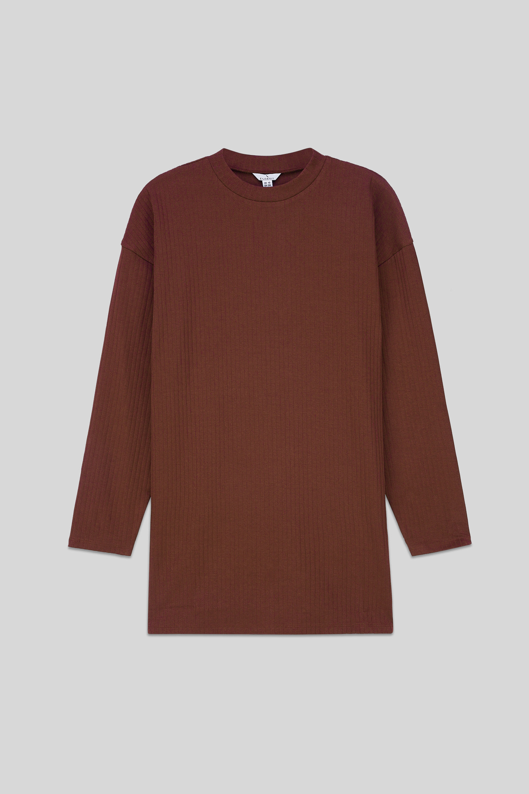 Women Oversize Texture Rib Tops