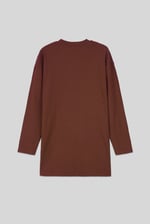 Women Oversize Texture Rib Tops