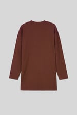 Women Oversize Texture Rib Tops