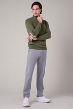 Slim Fit Jersey Trouser With Drawcord
