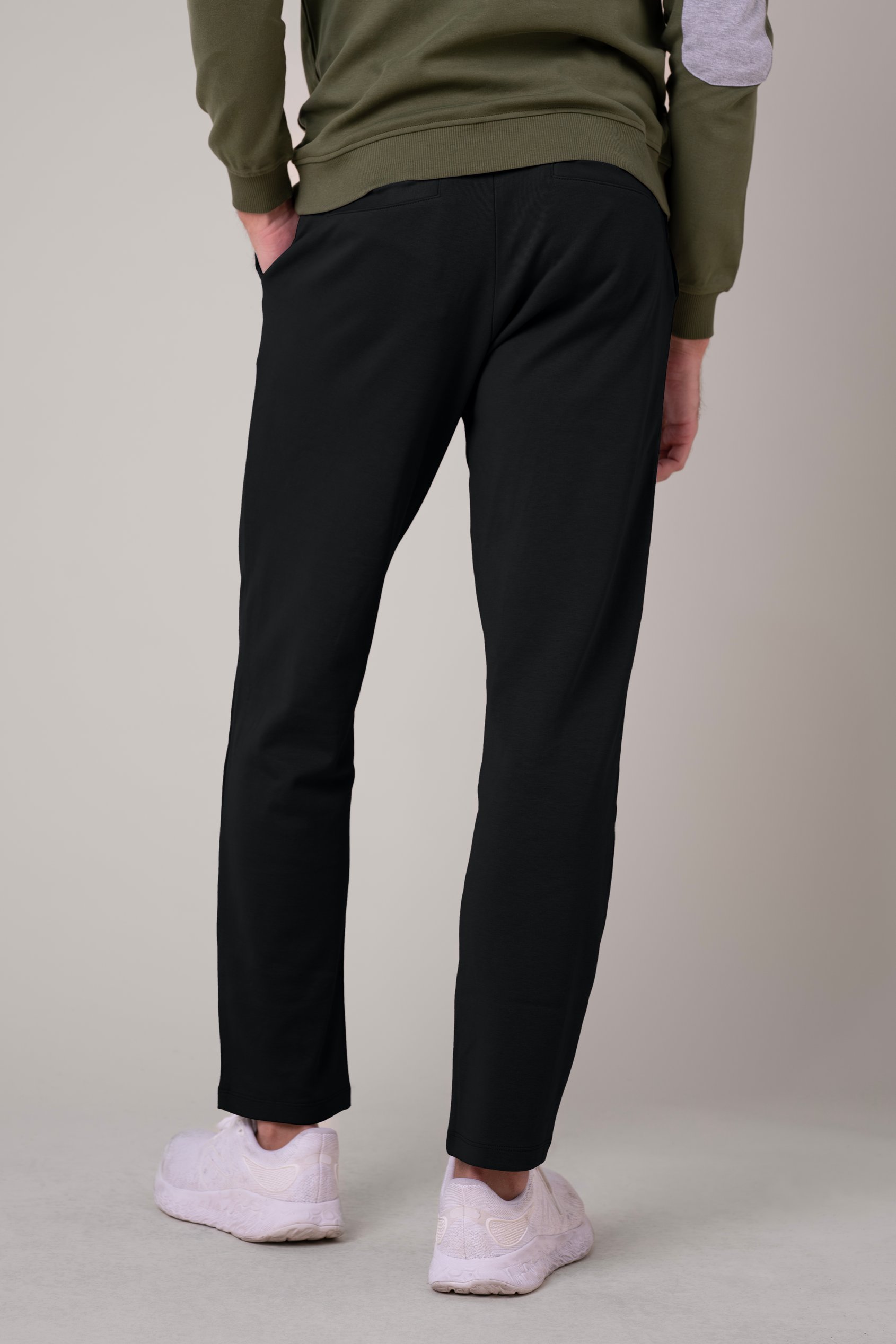 Slim Fit Jersey Trouser With Drawcord