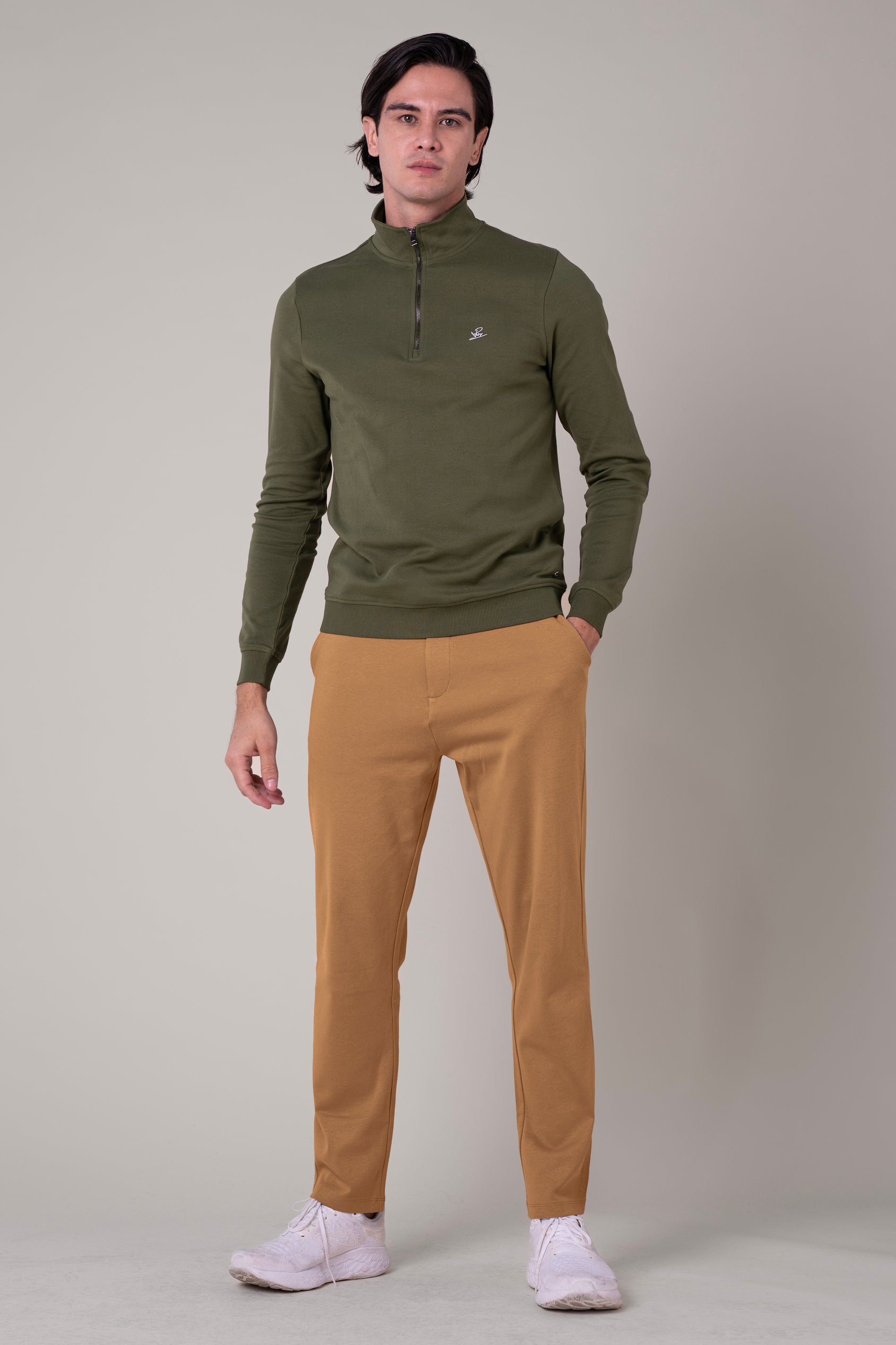 Slim Fit Jersey Trouser With Drawcord