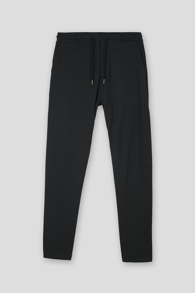 Slim Fit Jersey Trouser With Drawcord