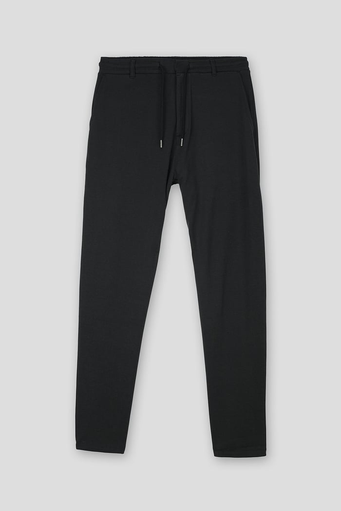Slim Fit Jersey Trouser With Drawcord