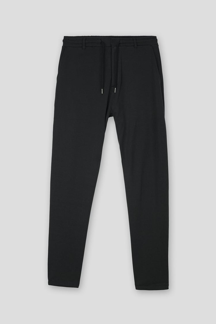 Slim Fit Jersey Trouser With Drawcord