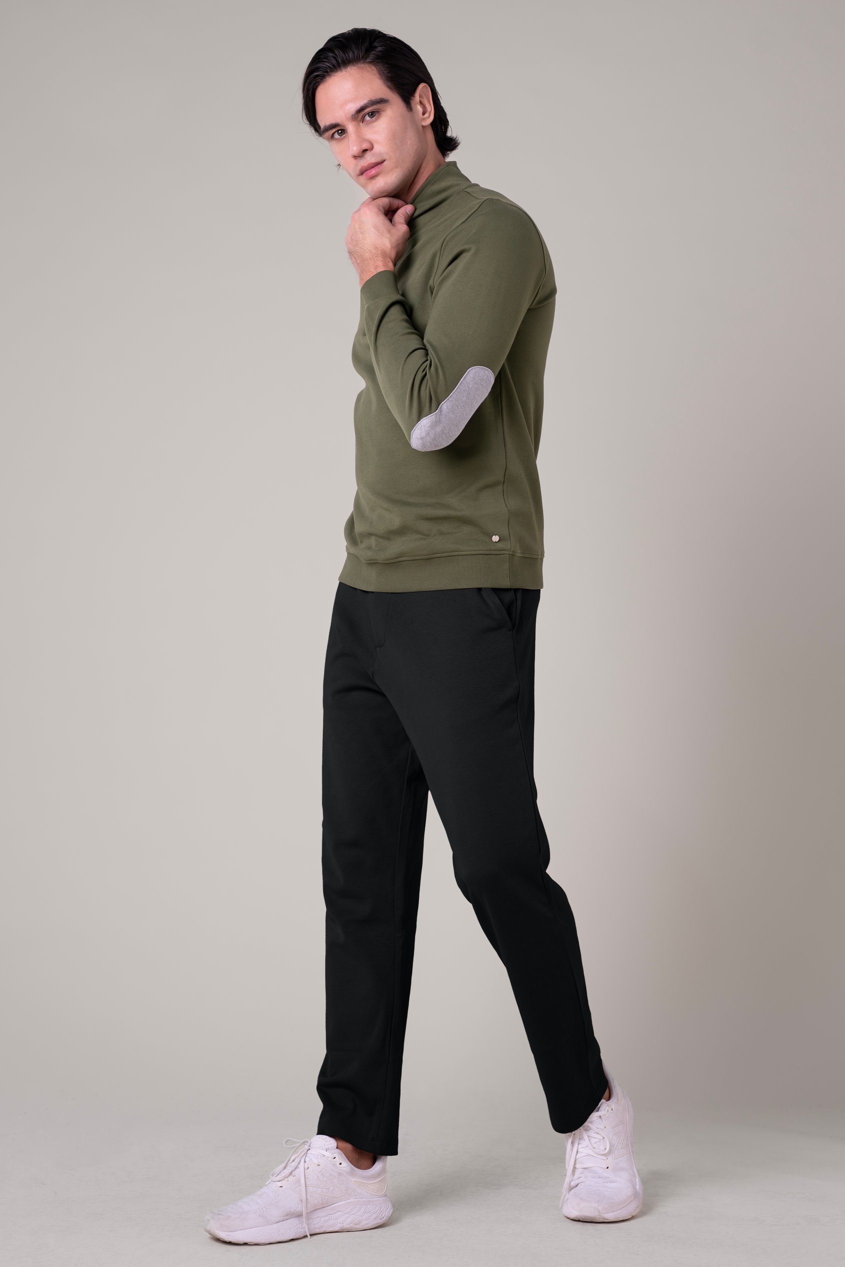 Slim Fit Jersey Trouser With Drawcord