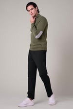 Slim Fit Jersey Trouser With Drawcord
