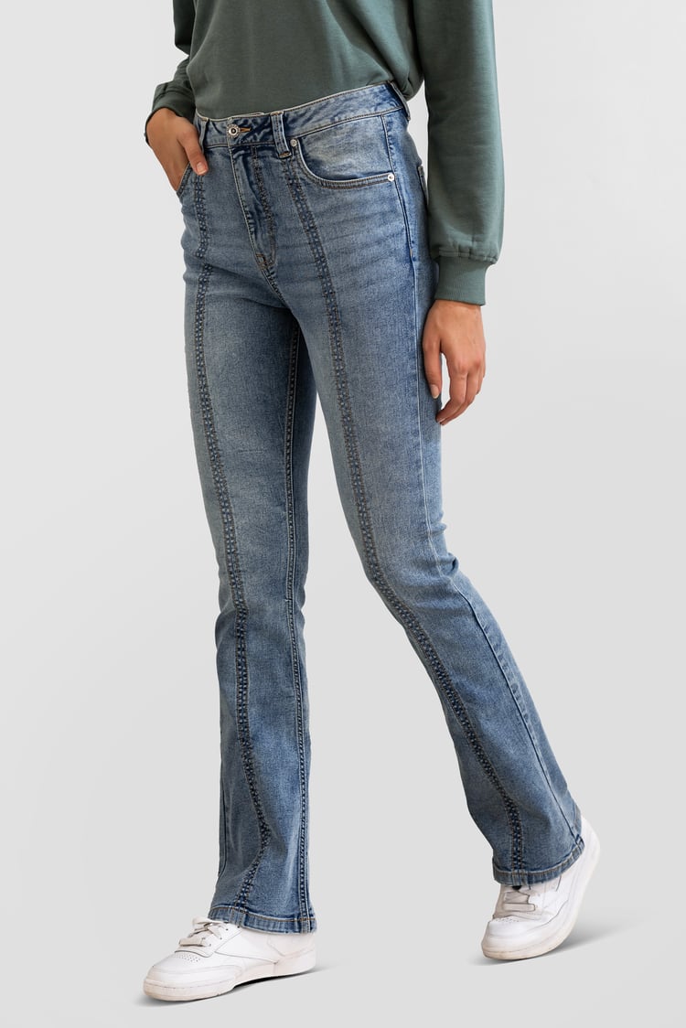 Lift Skinny And Shape Low Rise Flared Jeans