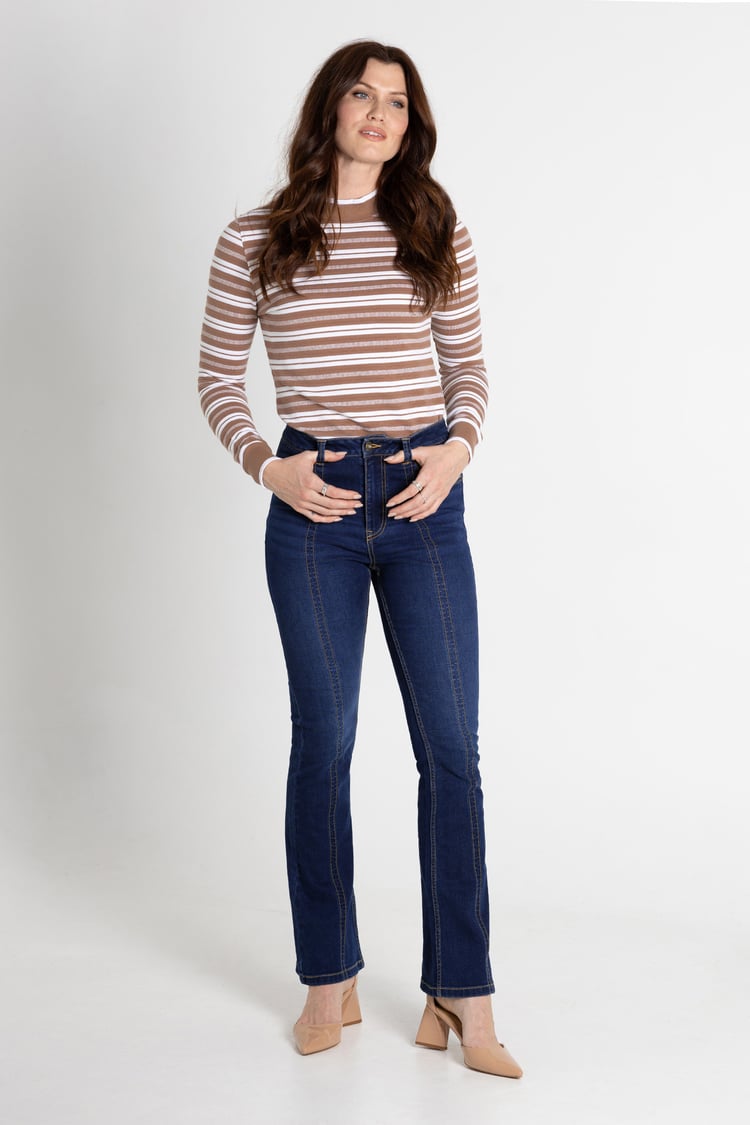 Lift Skinny And Shape Low Rise Flared Jeans