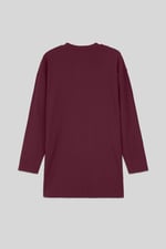 Women Oversize Texture Rib Tops