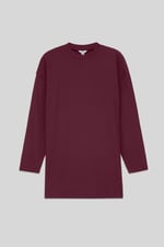 Women Oversize Texture Rib Tops