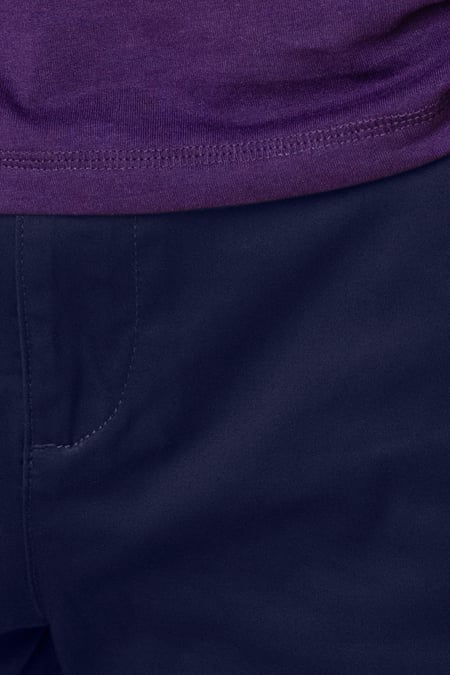 Mens Navy Tapered Stretch Chino Trouser