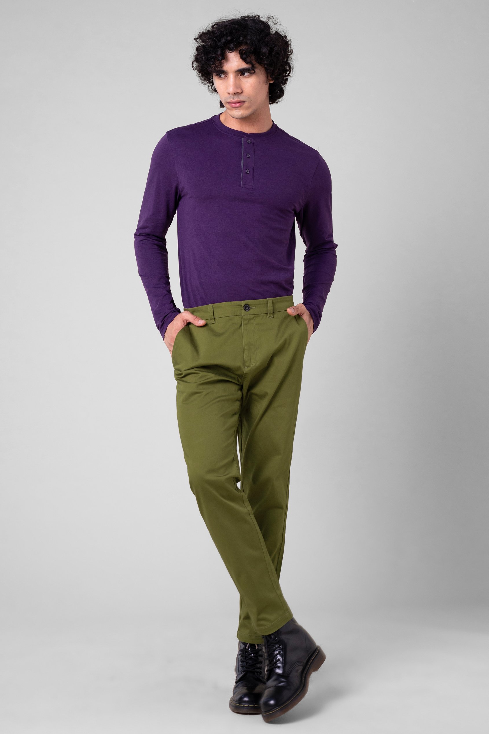Mens Tapered Stretch Chino Trouser