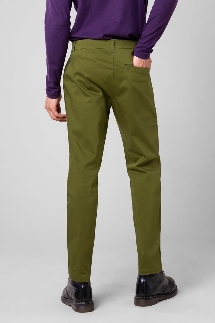 Mens Tapered Stretch Chino Trouser