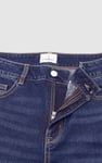 Womens Blue Tapared Leg Jeans