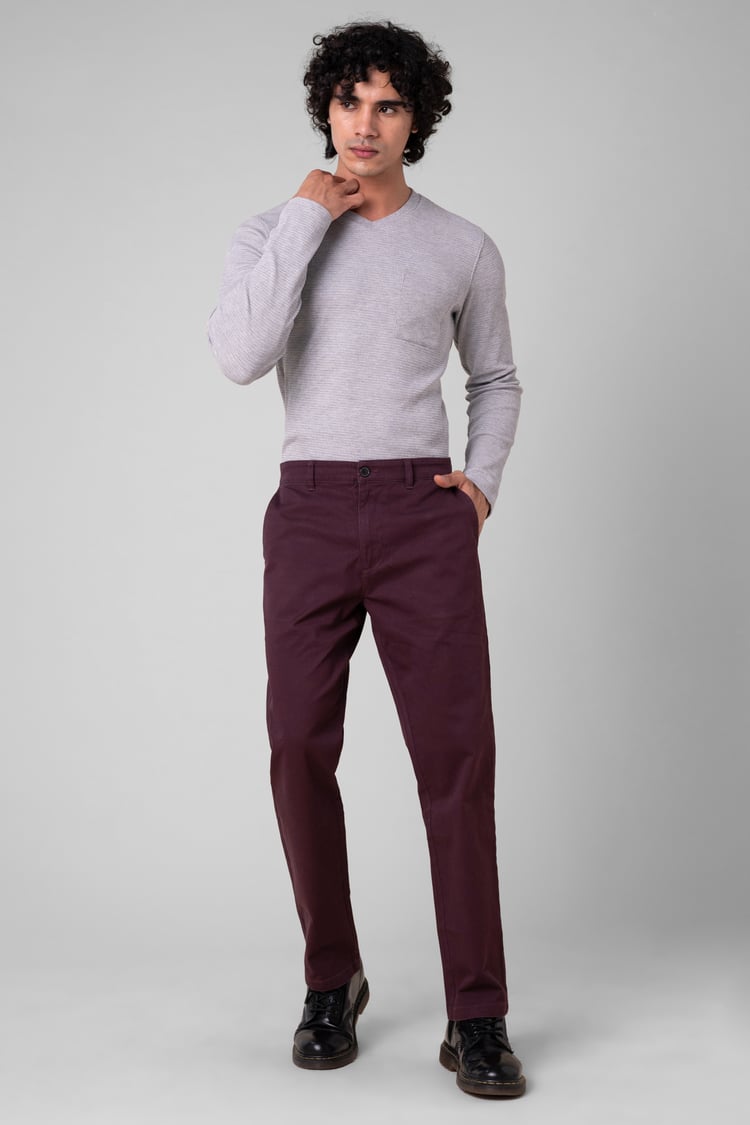 Mens Regular Fit Twill Chinos