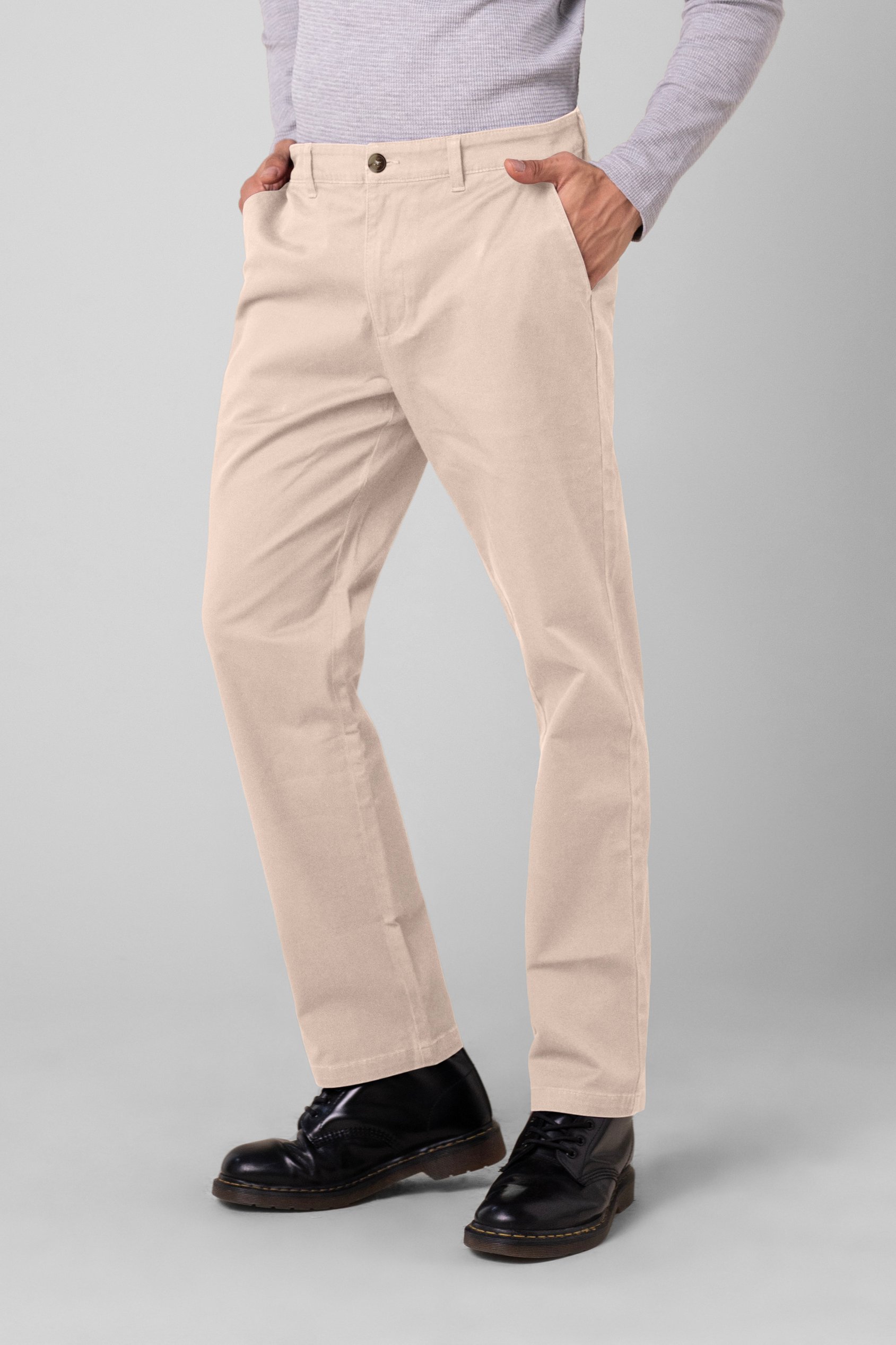 Mens Regular Fit Twill Chinos