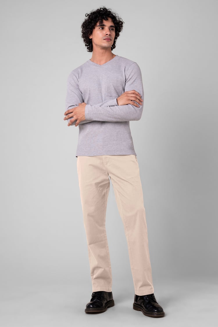 Mens Regular Fit Twill Chinos