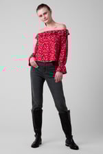 Womens Grey Slim Fit Jeans