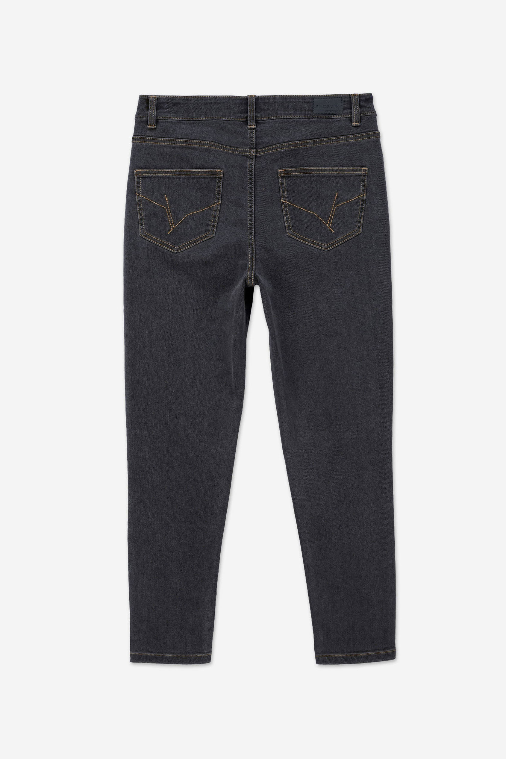 Womens Grey Slim Fit Jeans