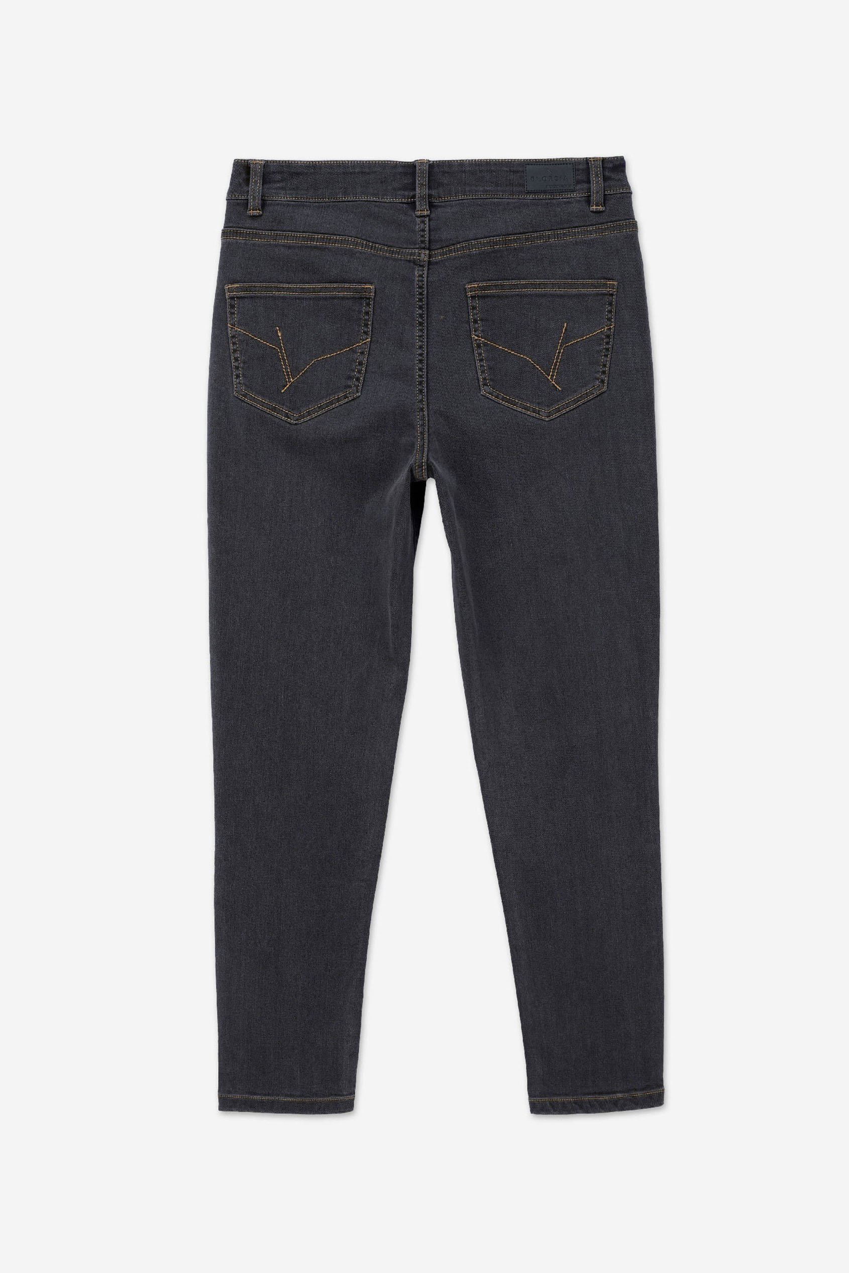 Womens Grey Slim Fit Jeans