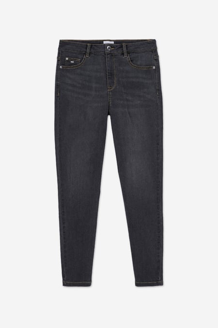 Womens Grey Slim Fit Jeans