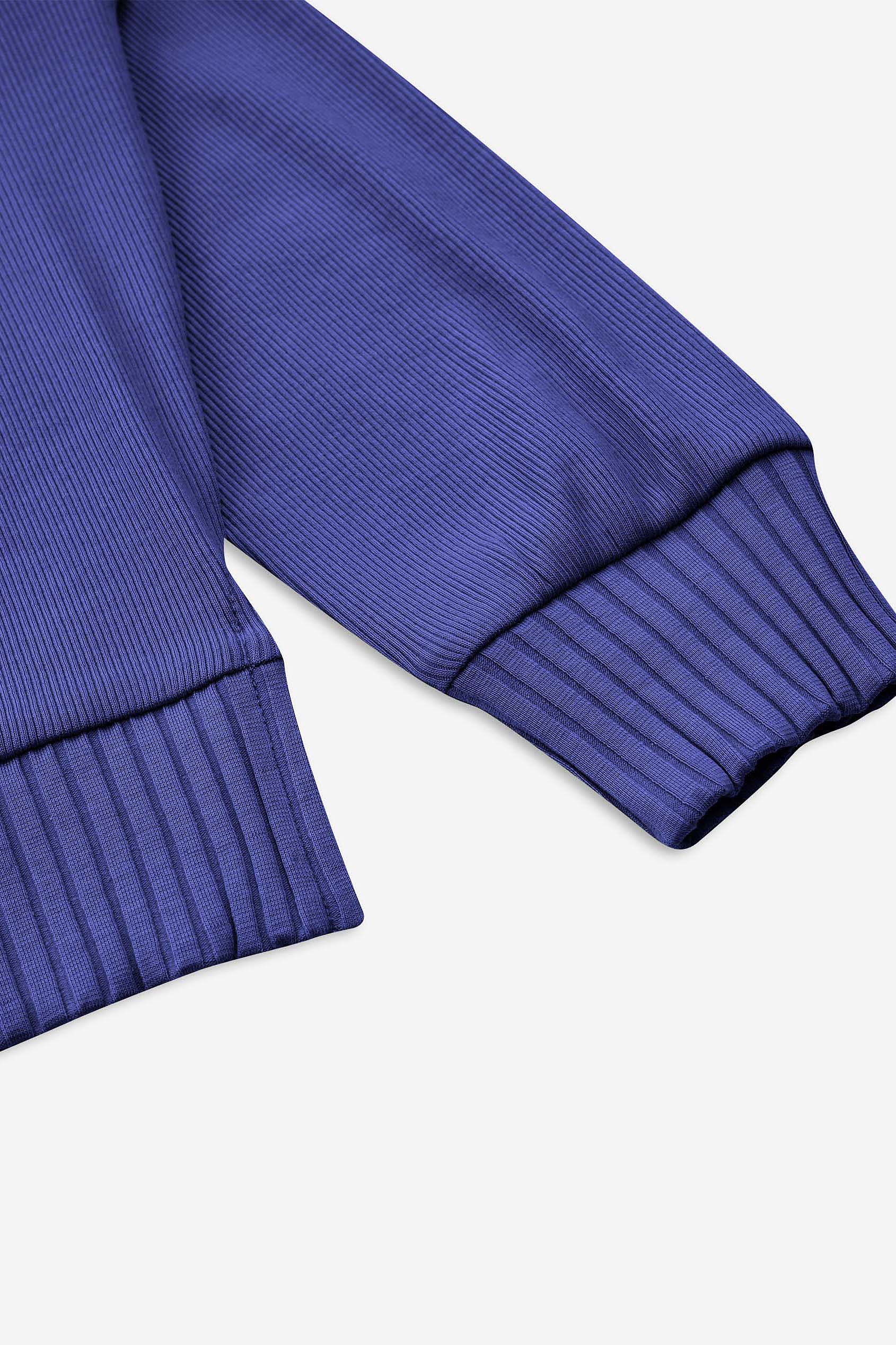 Button Shoulder Crewneck Sweatshirt