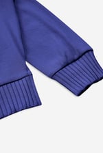 Button Shoulder Crewneck Sweatshirt