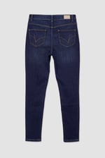 Womens Dark Blue Skinny Jeans
