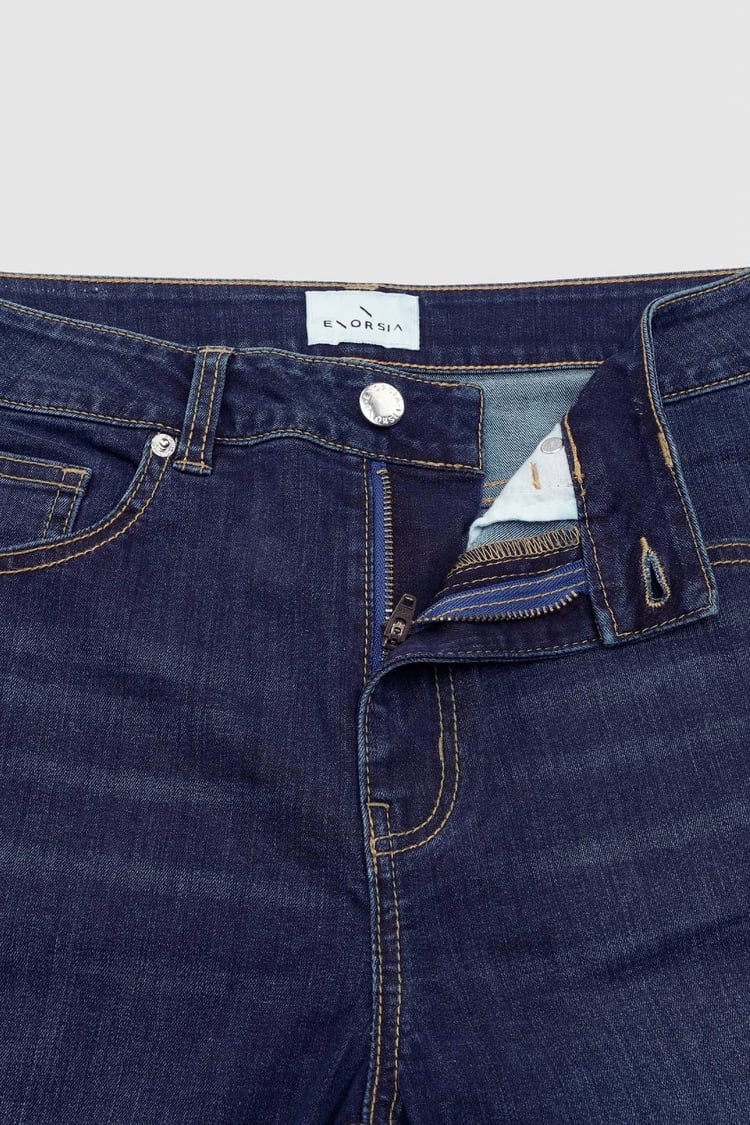 Womens Dark Blue Skinny Jeans