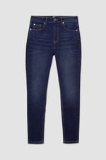 Womens Dark Blue Skinny Jeans