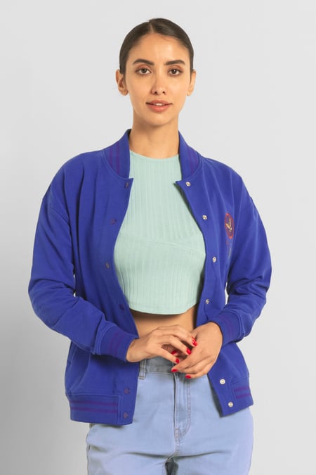 Blue Bomber Jacket