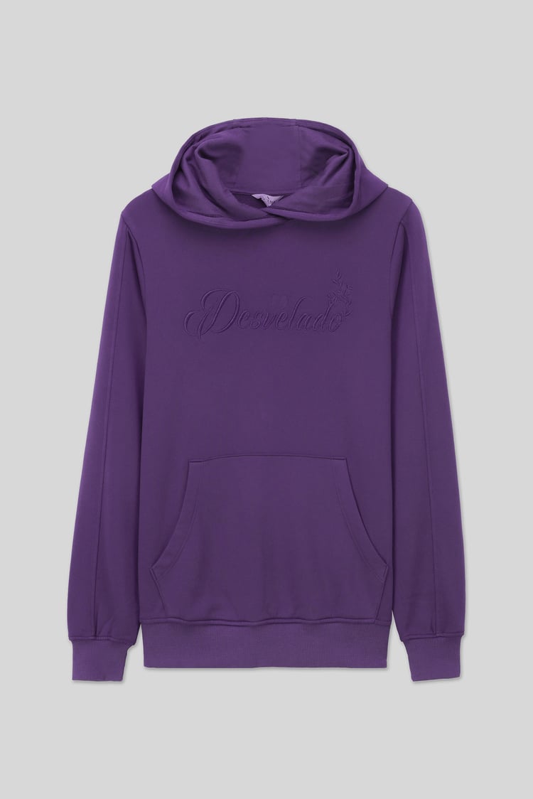 Womens Front Embroidery Hoodie