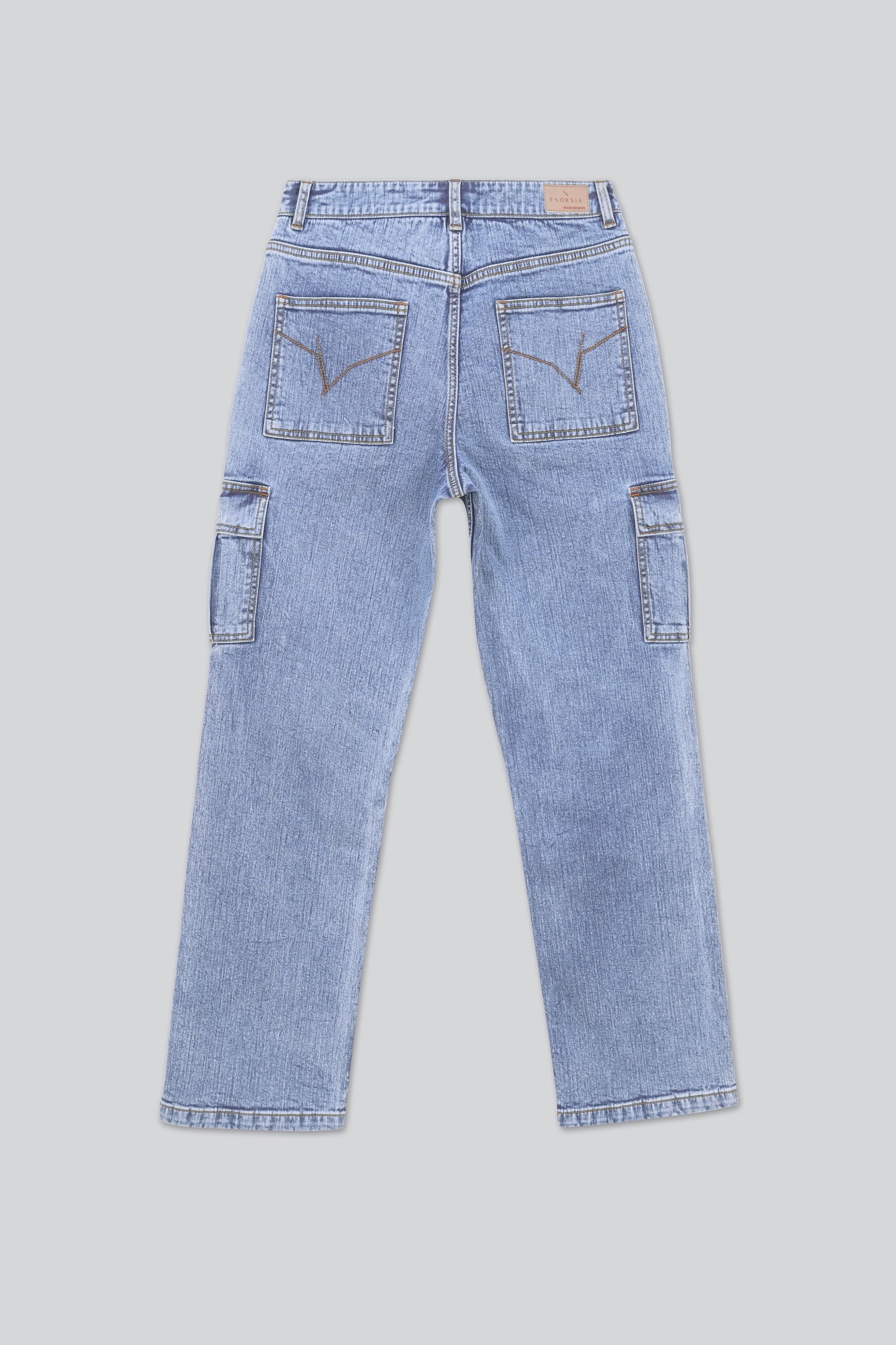 Vintage Straight Leg Cargo Jeans