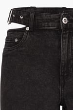 Wide-Leg Comfort Jeans With Waist Cut-Outs