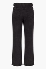 Wide-Leg Comfort Jeans With Waist Cut-Outs