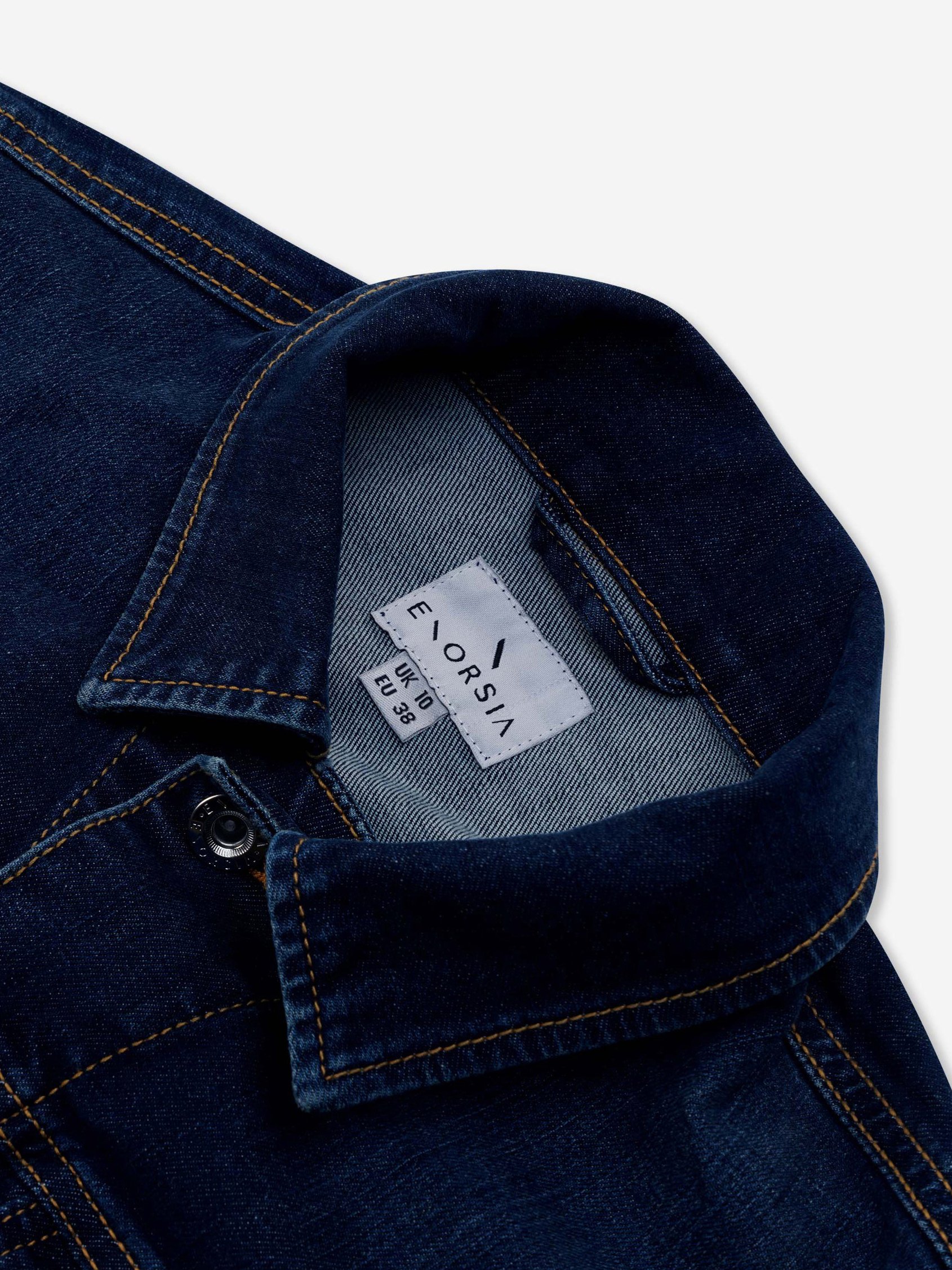 Womens Sleeveless Button Up Denim Jacket