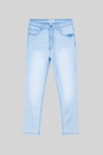 Mid Waist Ankle Length Jeans