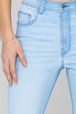 Mid Waist Ankle Length Jeans