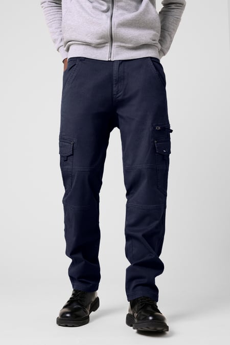 Mens Navy Utility Cargo Trouser
