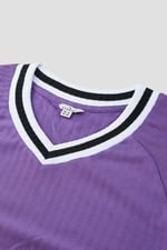 Womens V-Neck Herringbone effect sweatshirts