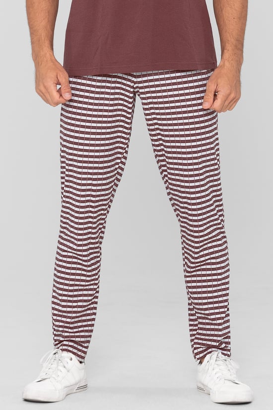 Cotton Check Print Pyjamas