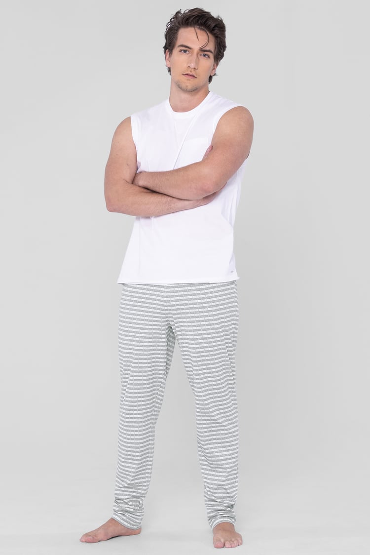 Cotton Check Print Pyjamas