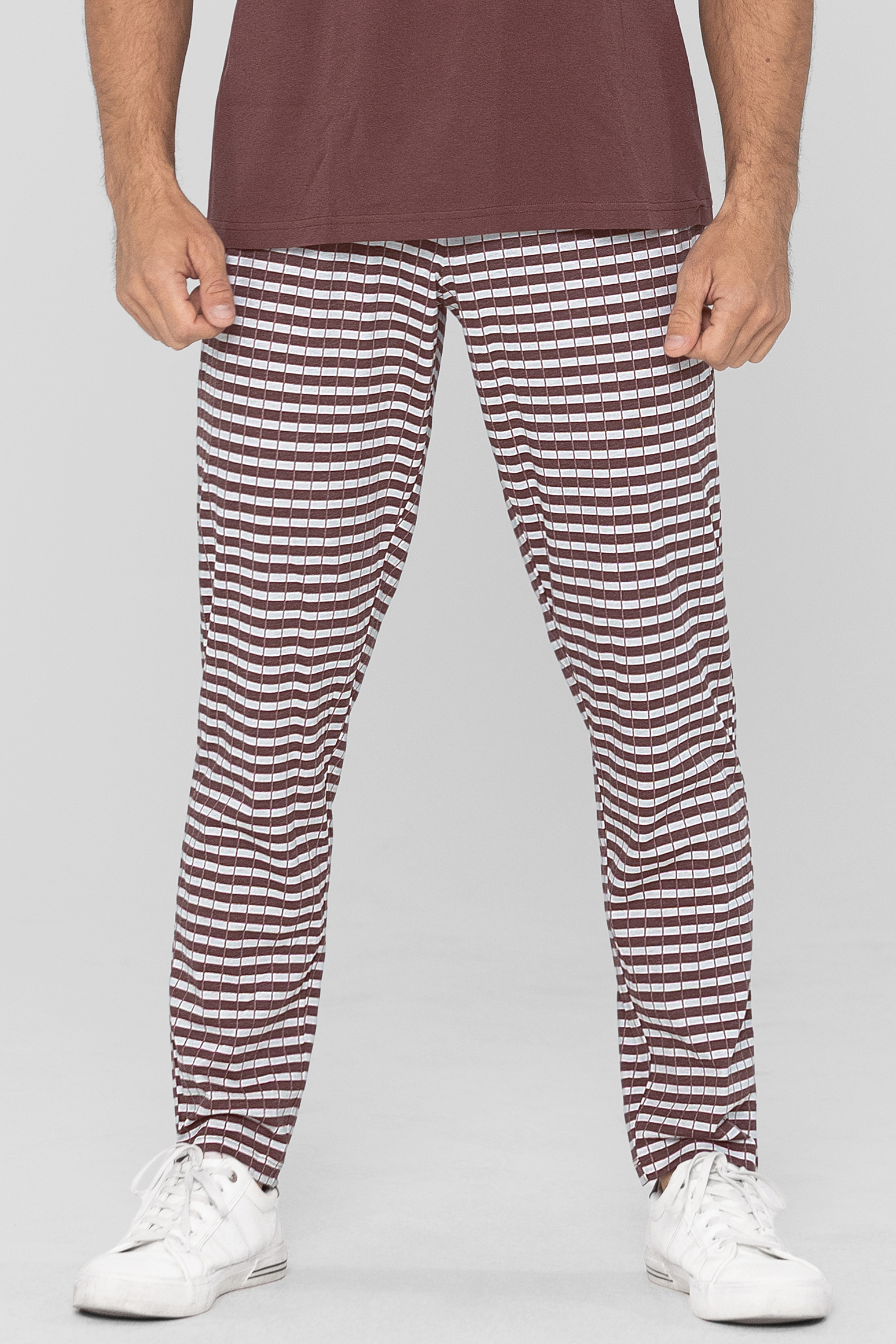 Cotton Check Print Pyjamas