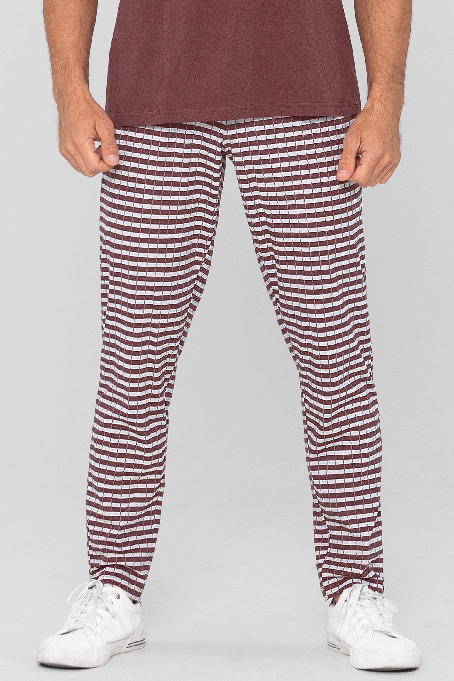 Cotton Check Print Pyjamas